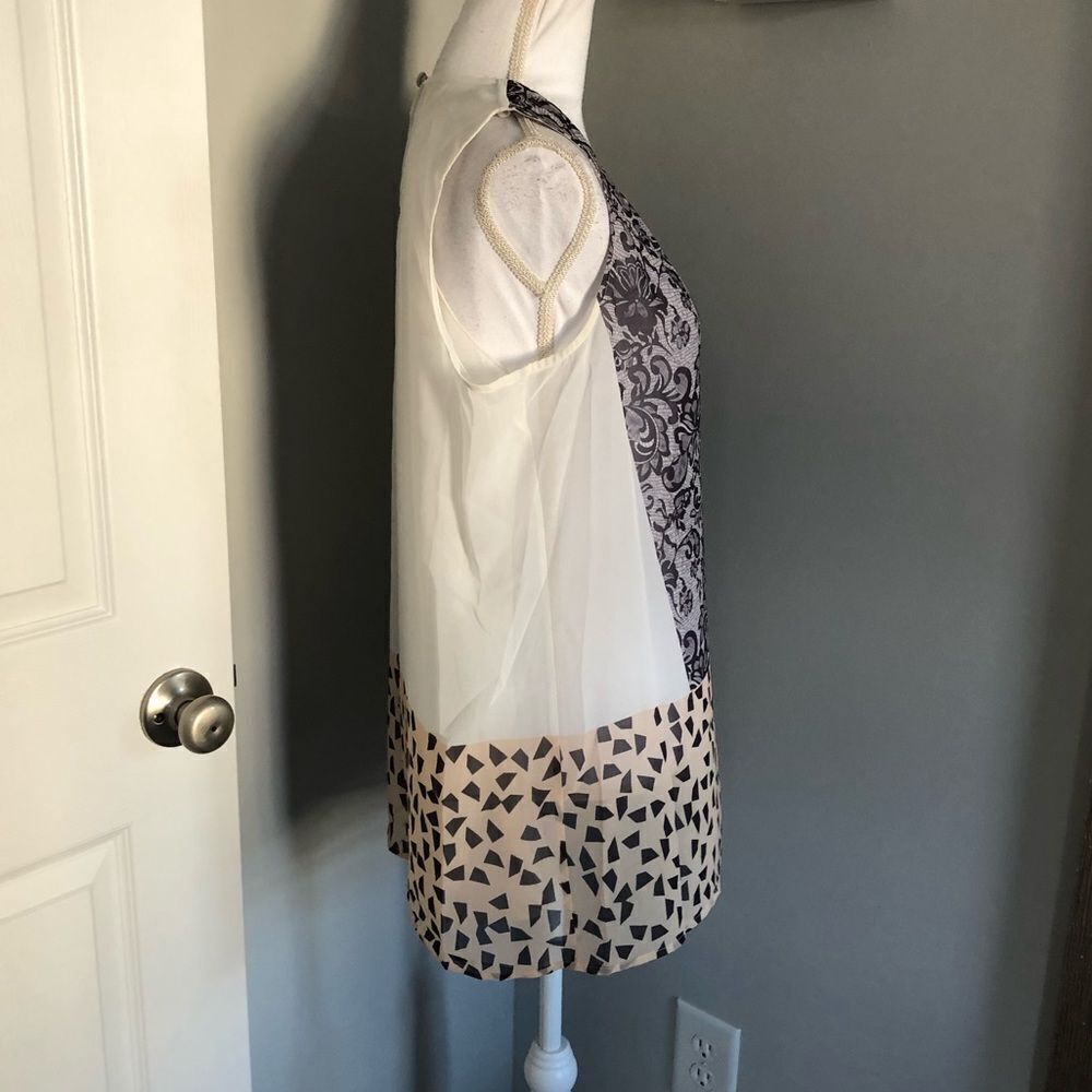 CAbi Sheer Patterned Blouse - Picture 3 of 5